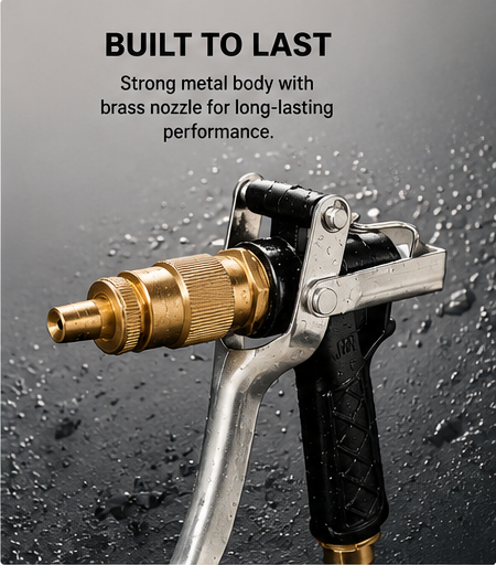 Zenvio HydroJet Metal Water Spray Gun