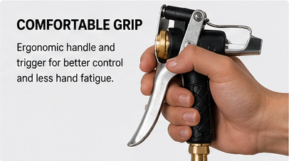 Zenvio HydroJet Metal Water Spray Gun